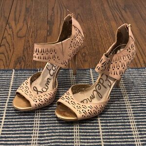 Sam Edelman Women's Blush Cutout Heels